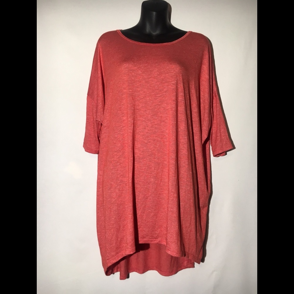 LuLaRoe Irma Tunic Red Size XL EUC